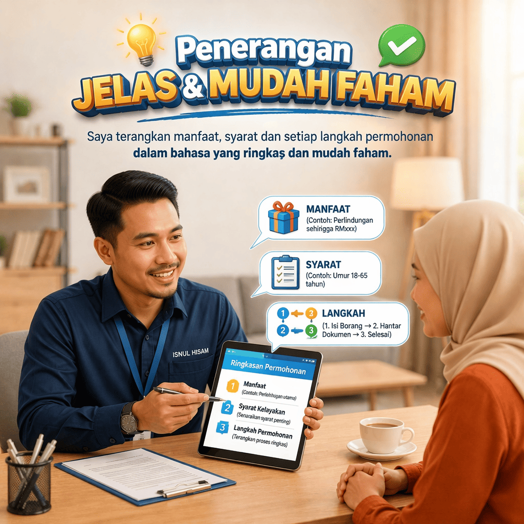 Penerangan jelas dan mudah faham